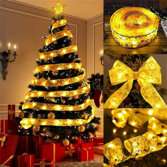 Grova® Christmas Tree Ribbon Lights